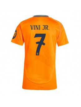 Real Madrid Vinicius Junior #7 Replika Borta Kläder Dam 2024-25 Kortärmad